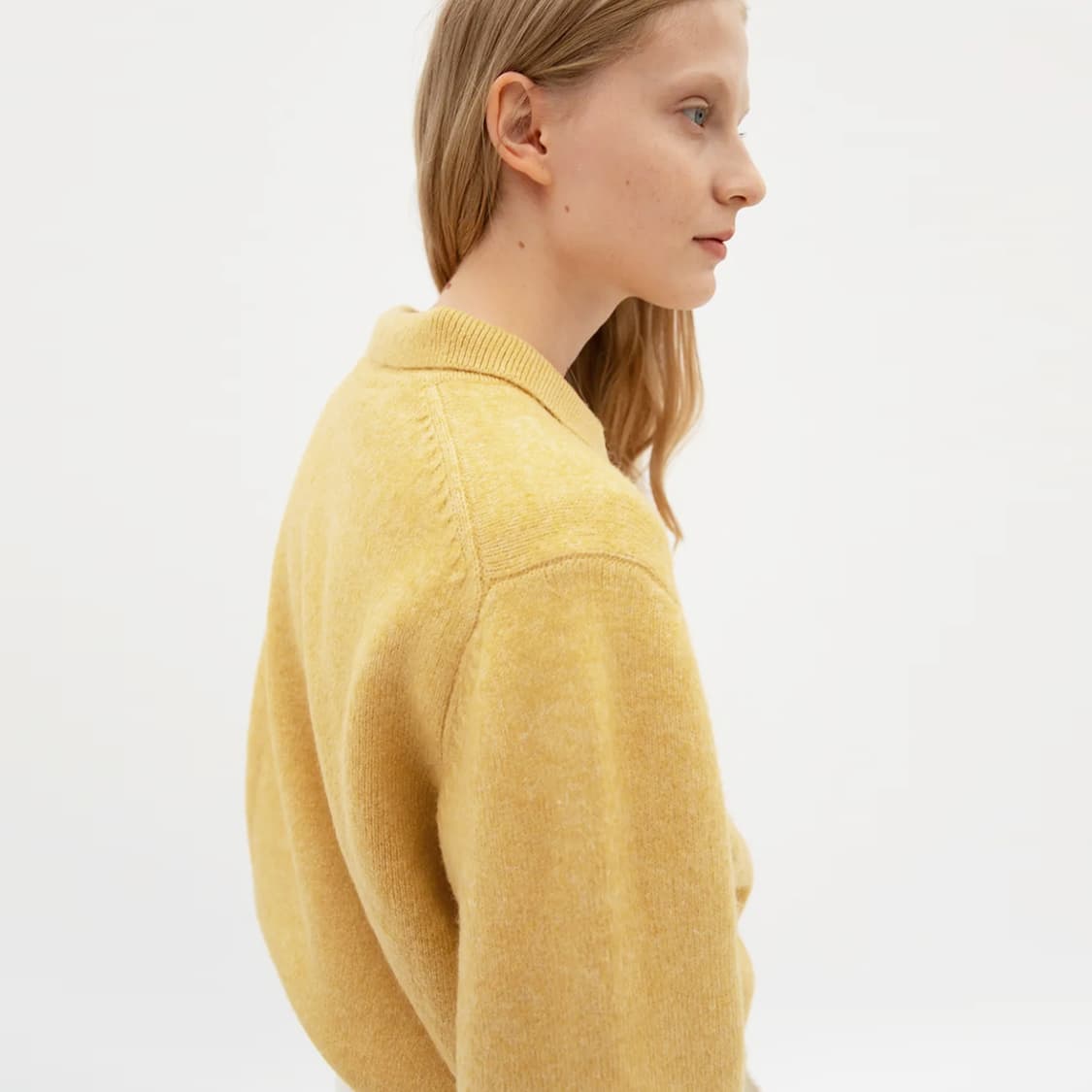 르바(LEVAR) 카라집업 니트 프리사이즈 상품이미지3