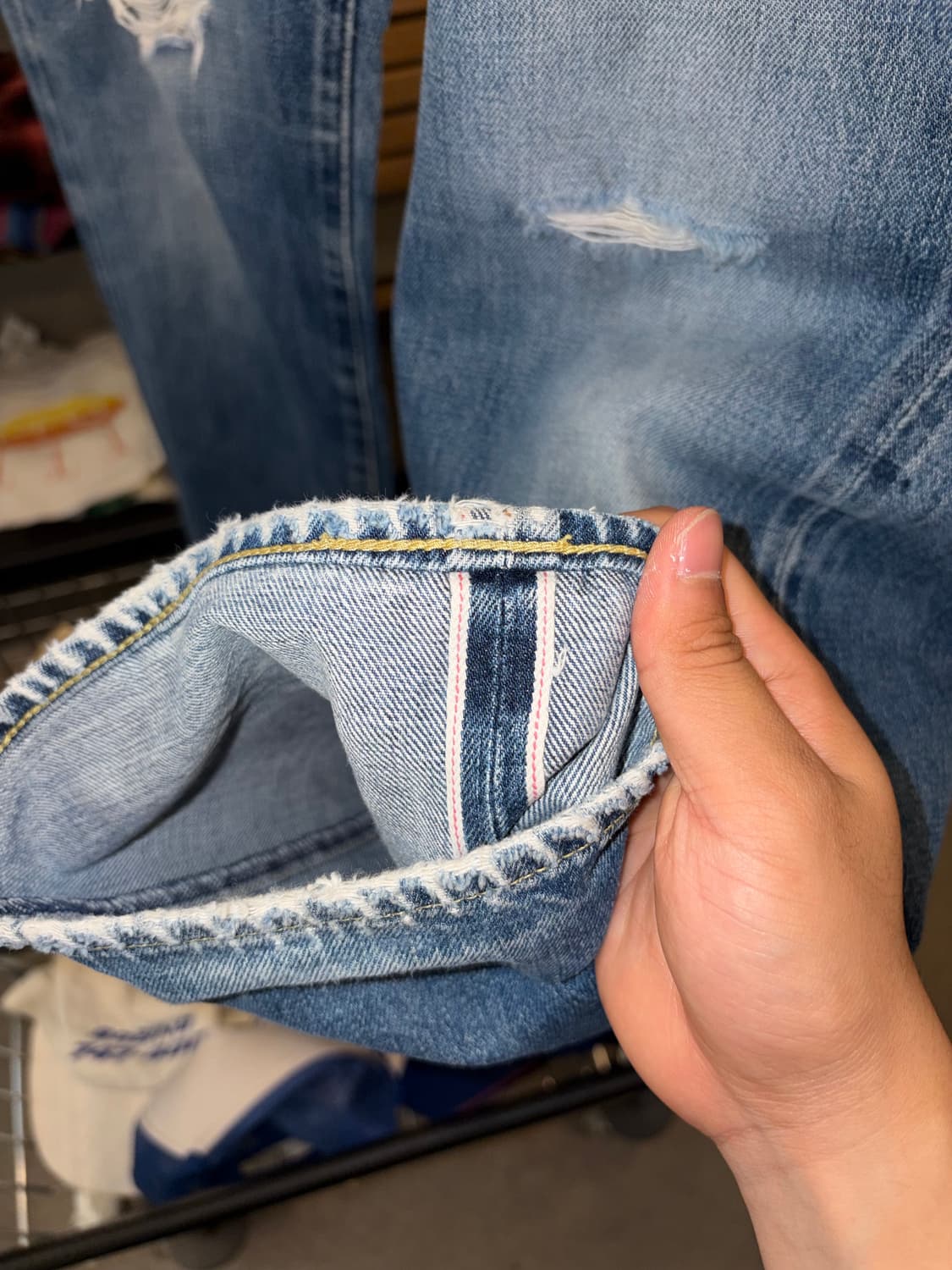 90-00‘s Levi’s 503 J22 selvedge denim 상품이미지8