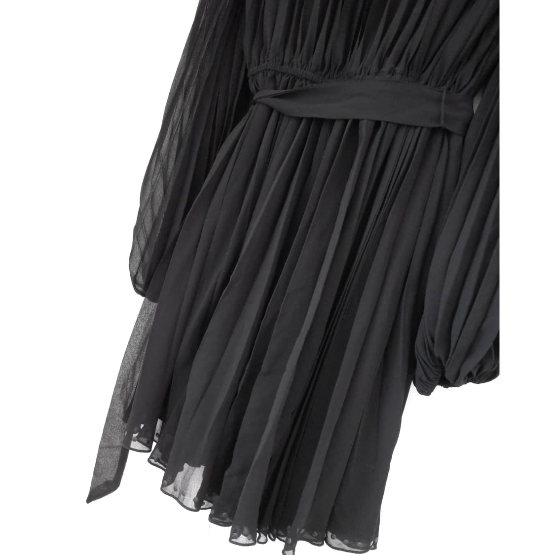 [택O새상품] 자라 블랙 벨트 플리츠 원피스 상품이미지7