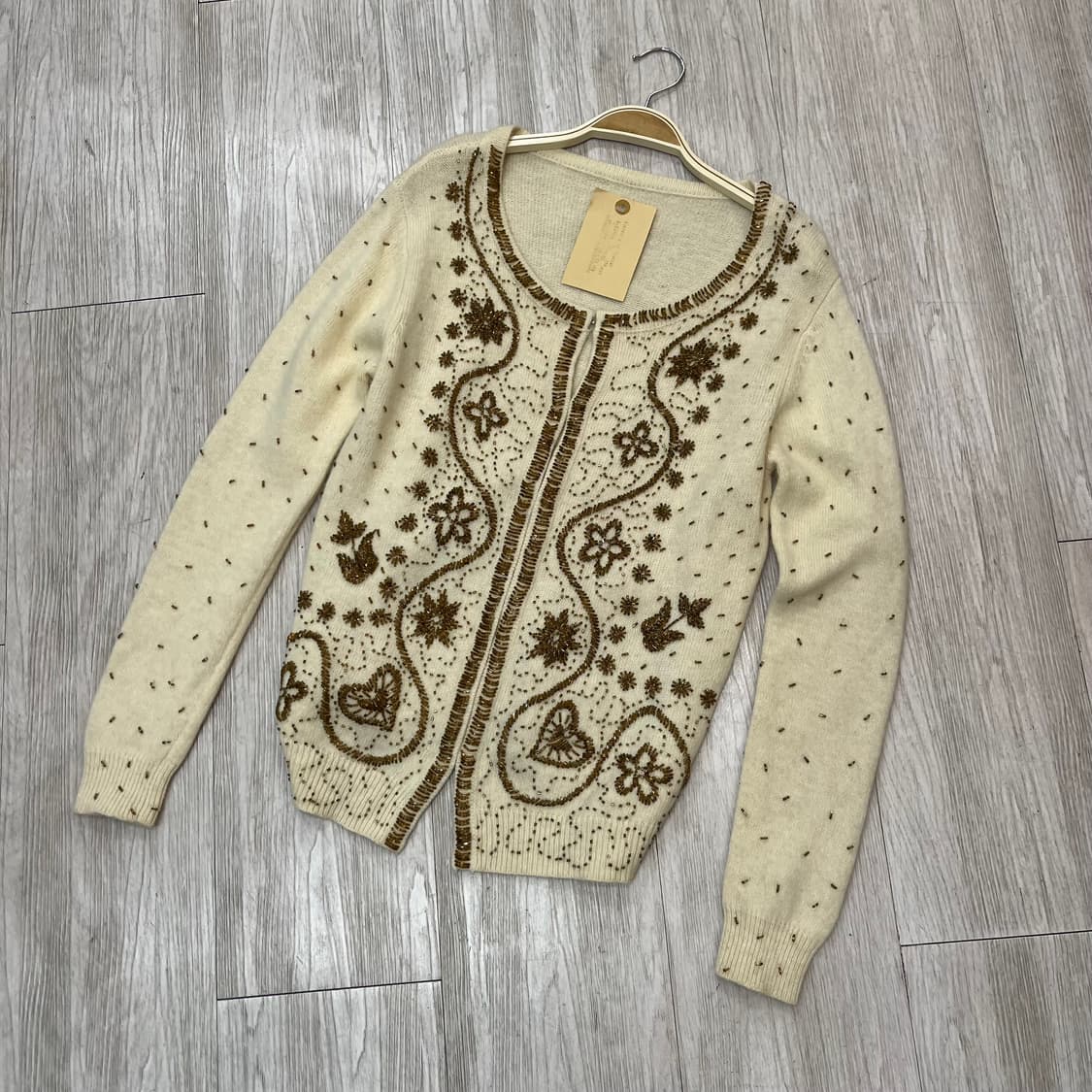 빈티지 핸드메이드 앙고라 가디건  상품이미지1