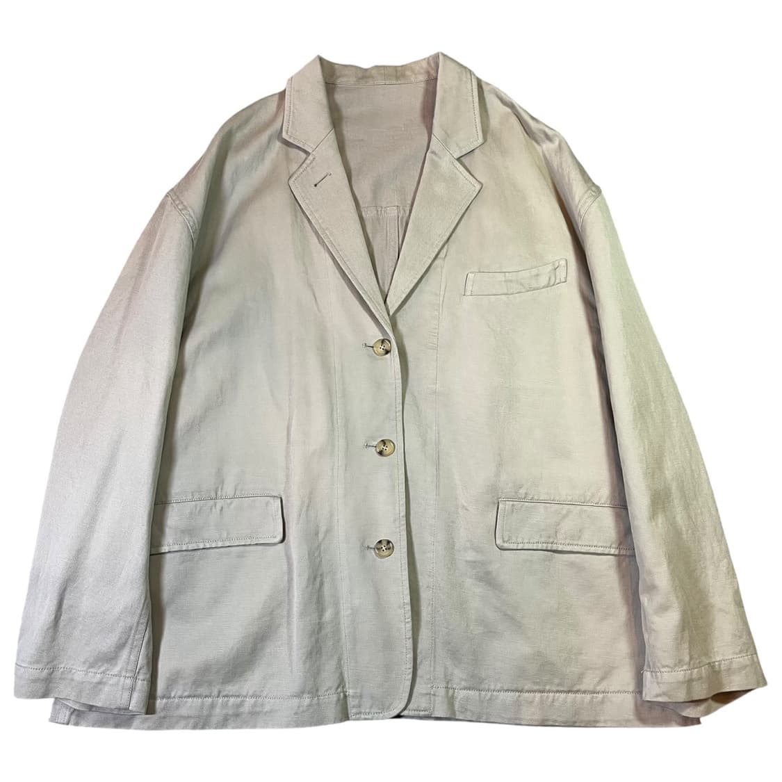 사드패턴 린넨 블레이저 자켓 상품이미지1