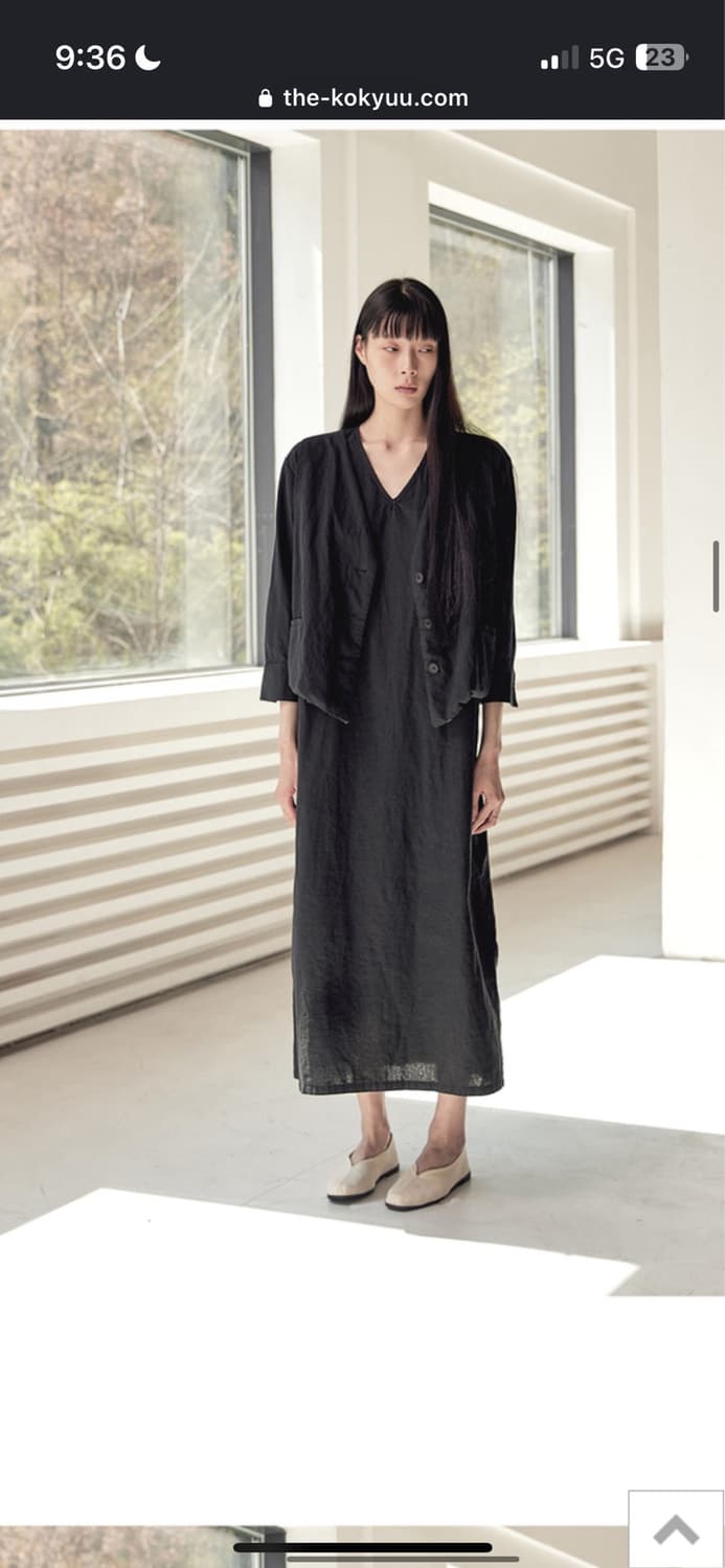 코큐 kokyuu Long one Piece Layered Vest 상품이미지2