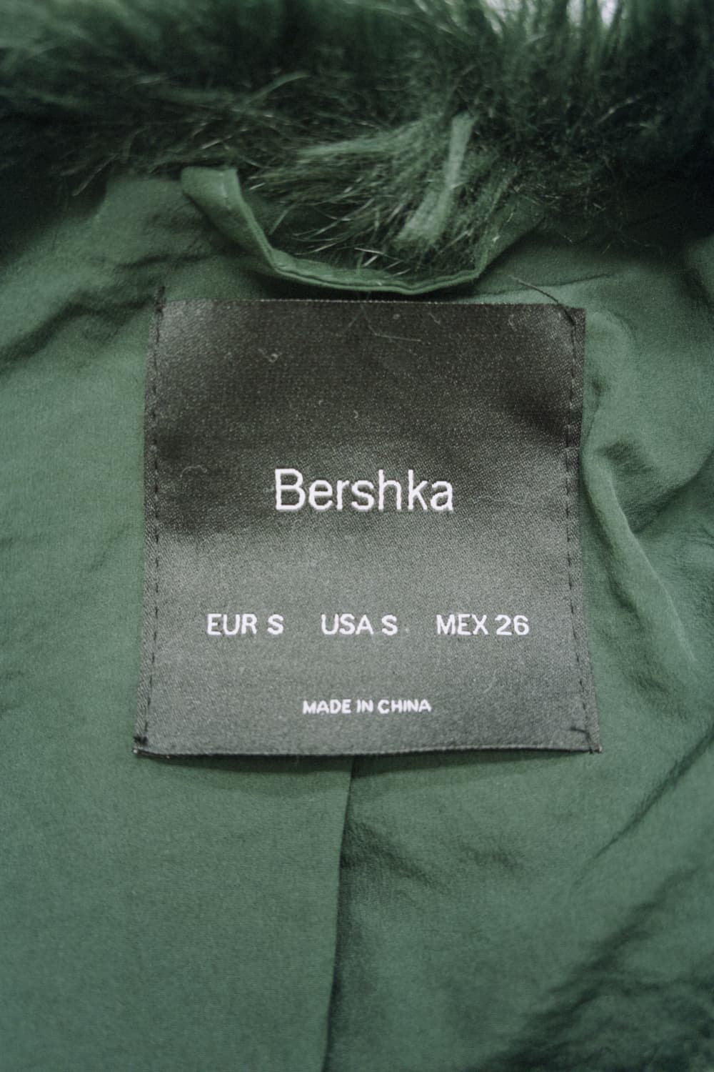 빈티지 버쉬카 딥그린 퍼 자켓 상품이미지10