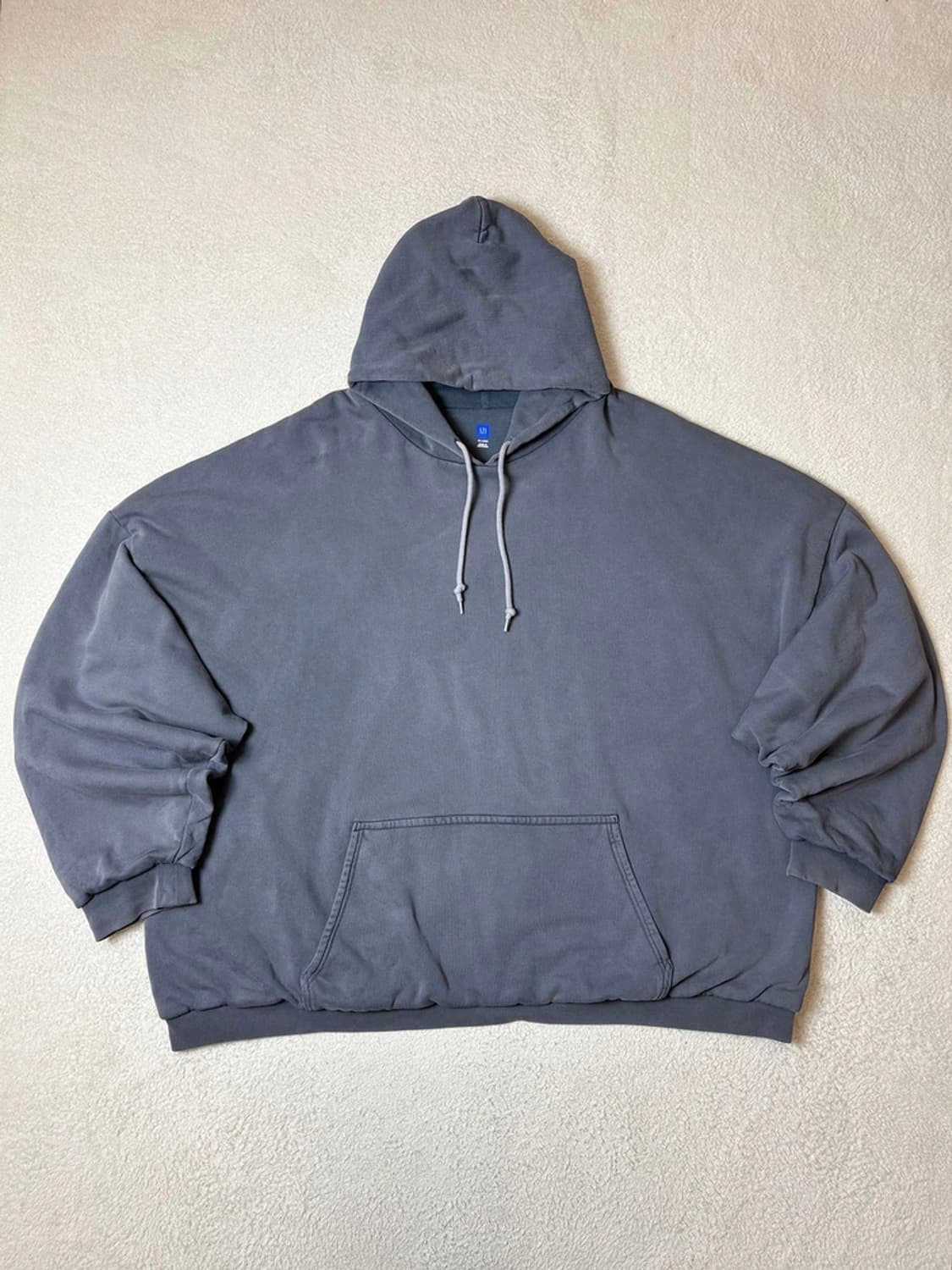 이지갭 YZY 헤비코튼 오버 솔리드 후드티 PN6568 상품이미지1