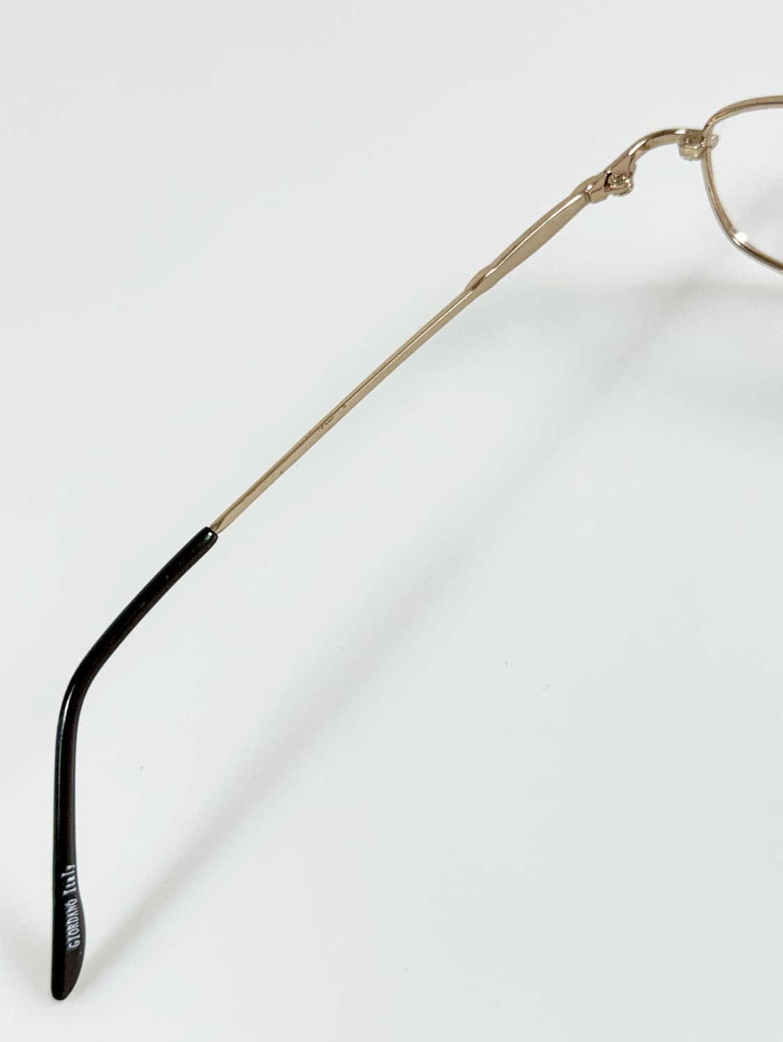 90s GIORDANO 골드 슬림 오벌 메탈 프레임 빈티지 안경 상품이미지8