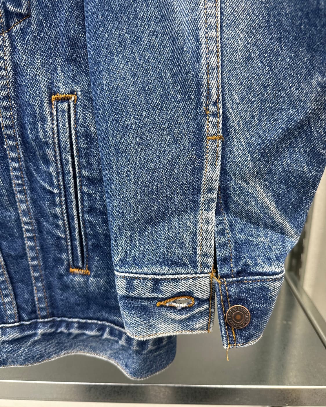 (XL)80~90'S 리바이스 USA 트러커 자켓-M1170 상품이미지4