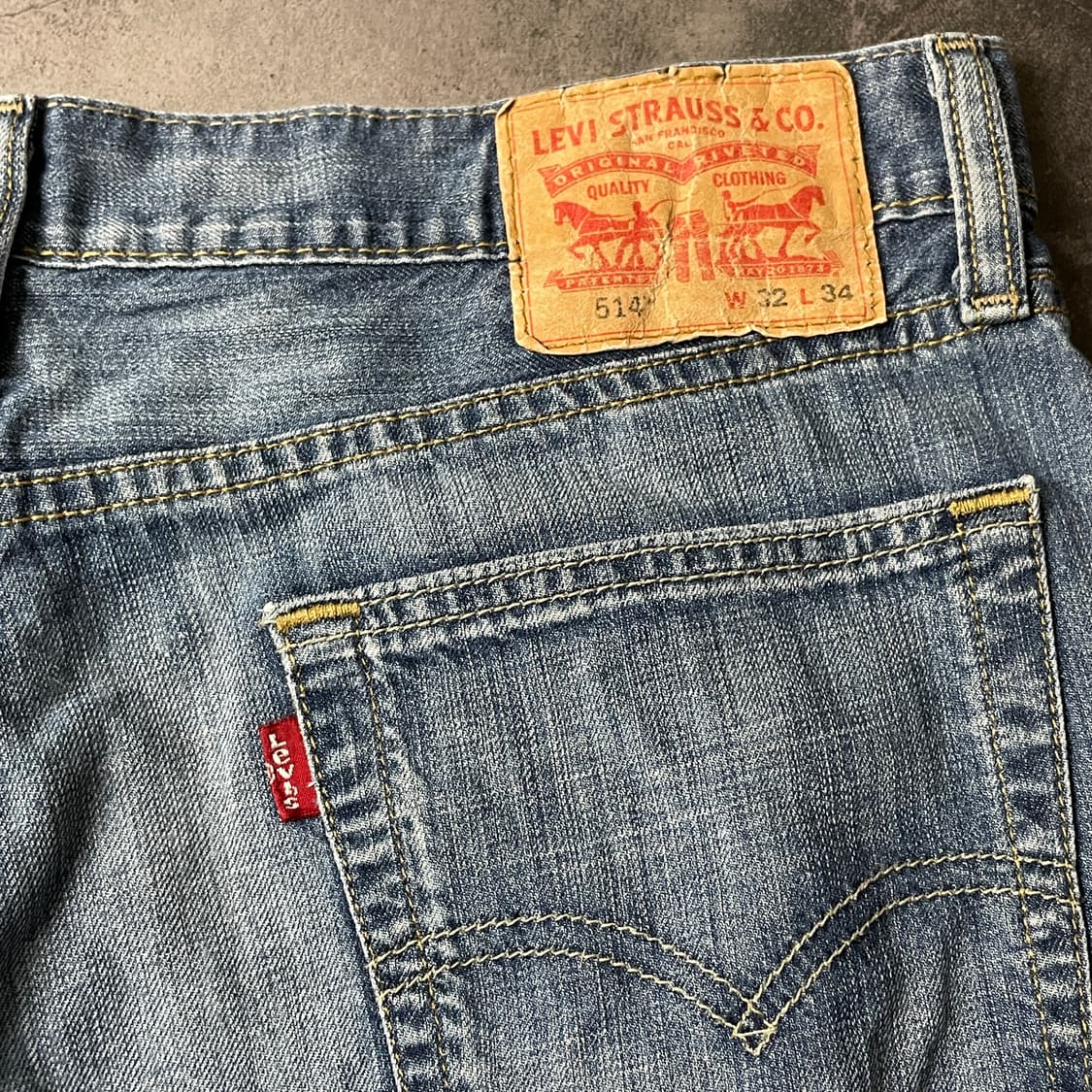 LEVI'S 리바이스514 레귤러 스트레이트핏 데님 팬츠 A00633 상품이미지7