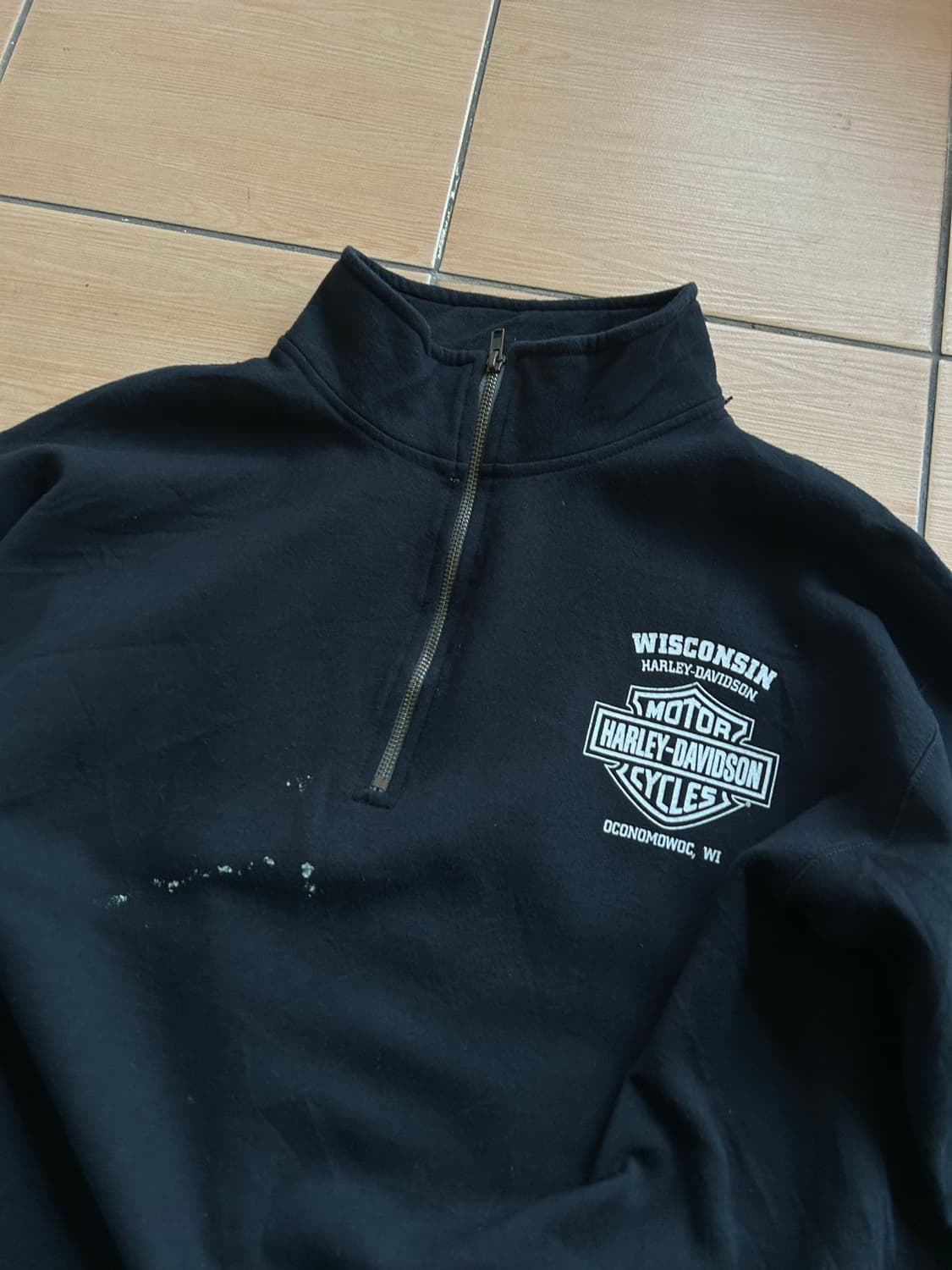 빈티지 할리데이비슨 하프집업 스웻셔츠 상품이미지3