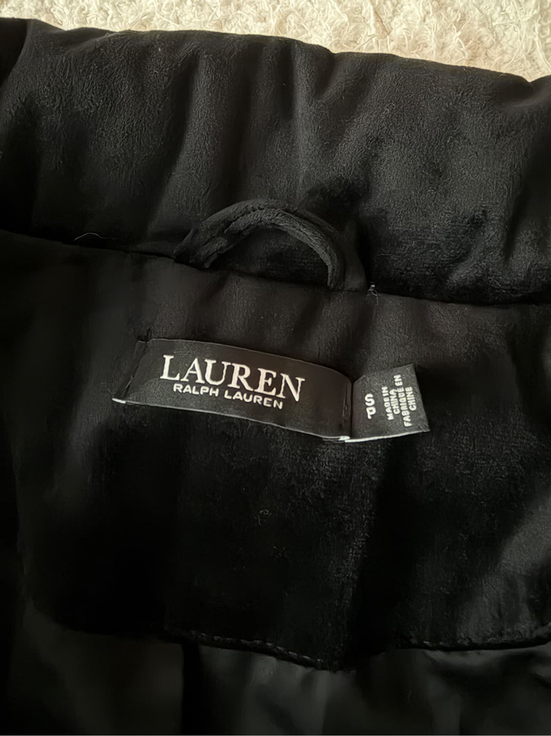 랄프로렌 빅로고 벨벳 패딩 상품이미지5