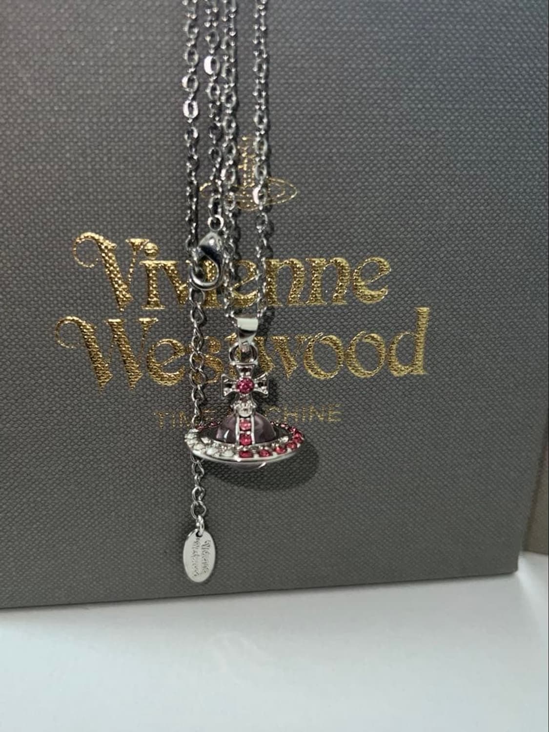 Vw pink orb neccklace  상품이미지1