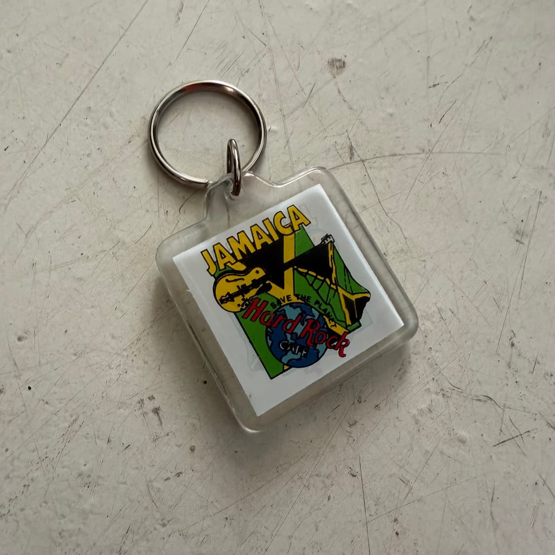 80s-90s USA OG 빈티지 자메이카 하드락 키링 OS 상품이미지2
