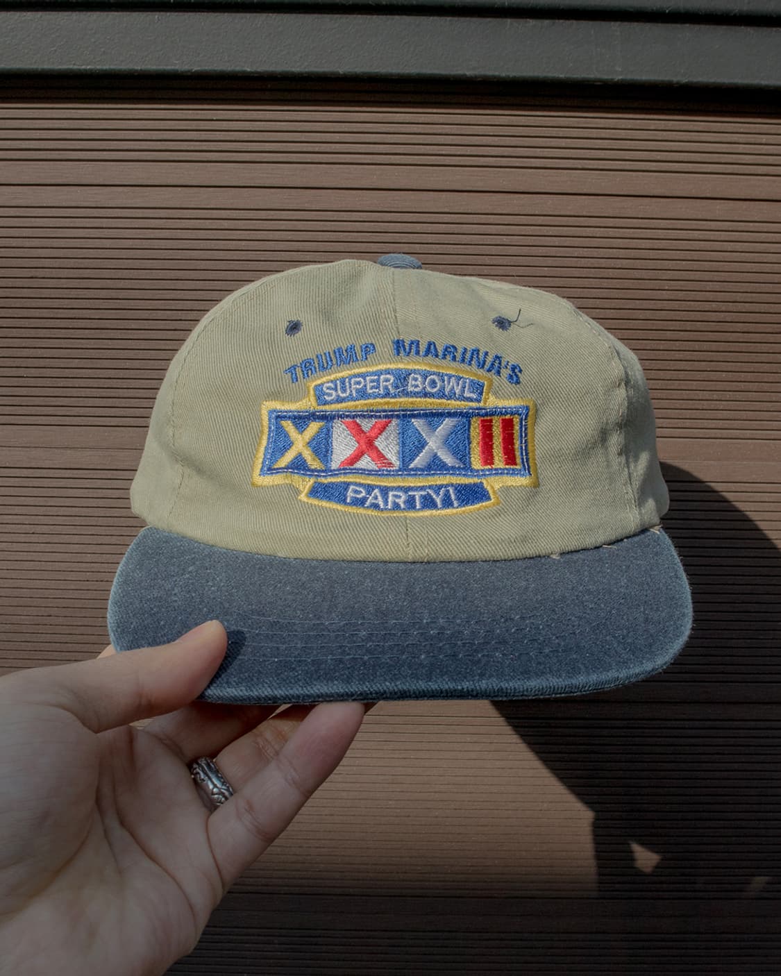 96's 슈퍼볼 투톤 데님 캡 상품이미지1