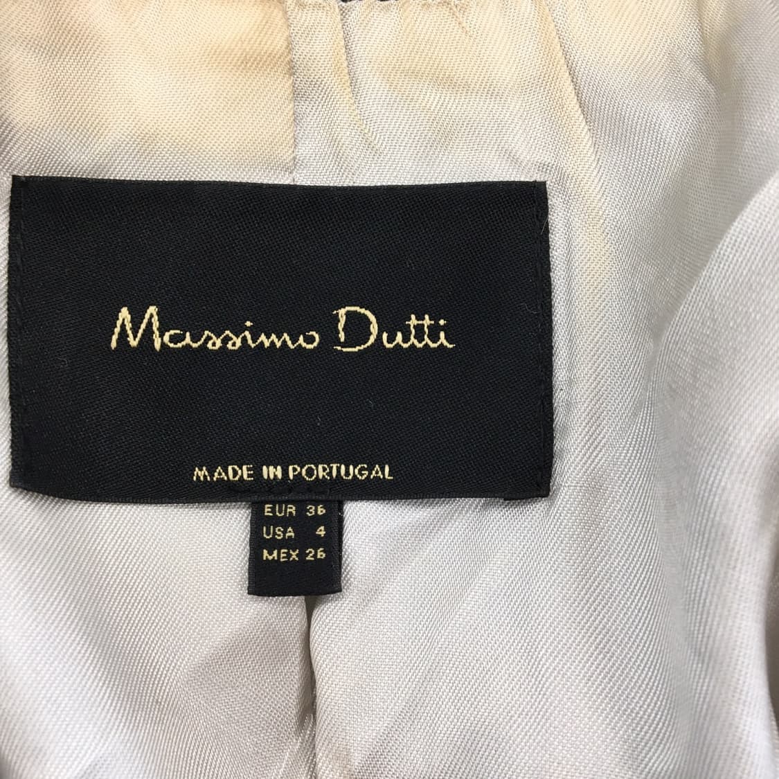 마시모두띠 라나혼방 실크모직자켓 여성 55  상품이미지6