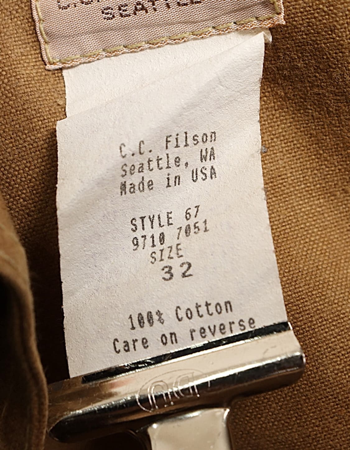 Filson Oil Finish Double Tin Pants (31) 상품이미지10