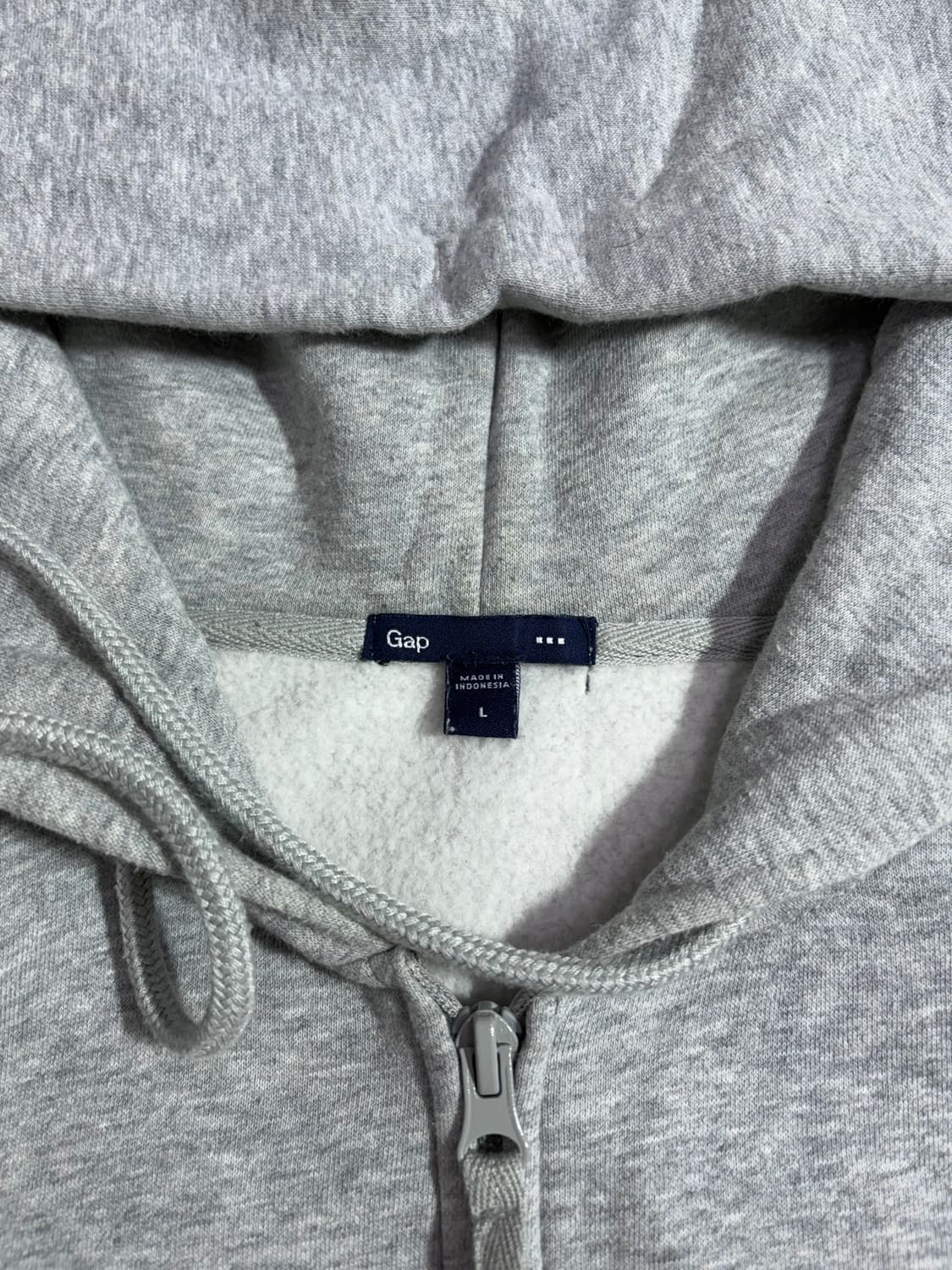 GAP 갭 핑크 빅로고 그레이 후드집업  상품이미지5