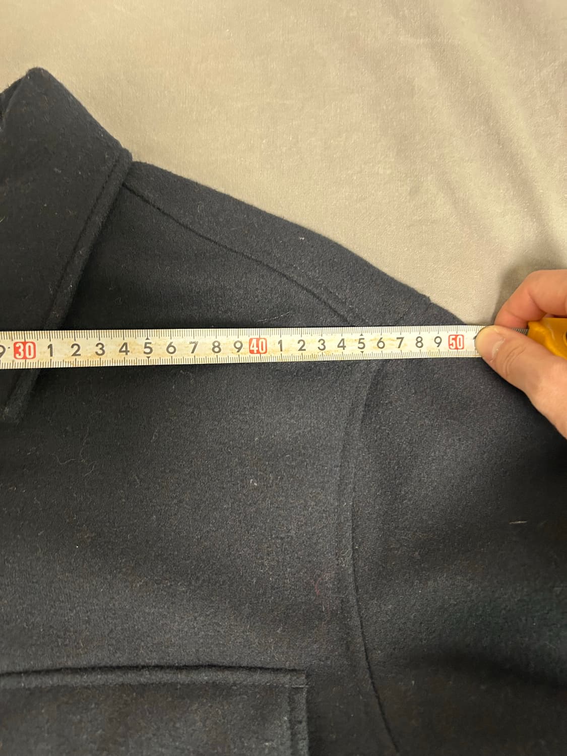 [M] 유니클로 네이비 모직 자켓 일본판 상품이미지8