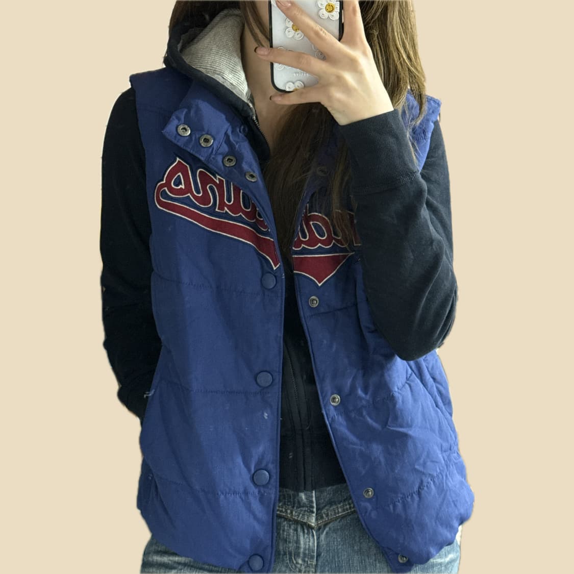 MLB 패딩조끼 상품이미지1