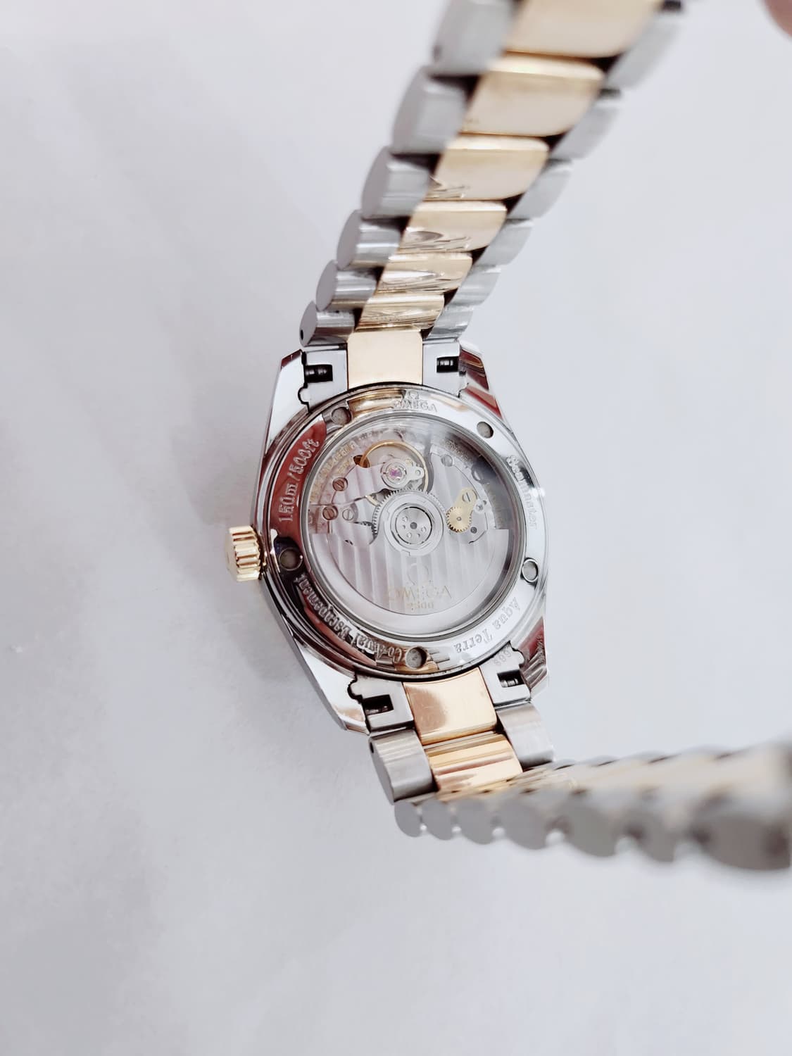 오메가 씨마스터 아쿠아테라 18K 로즈골드 36MM 상품이미지9