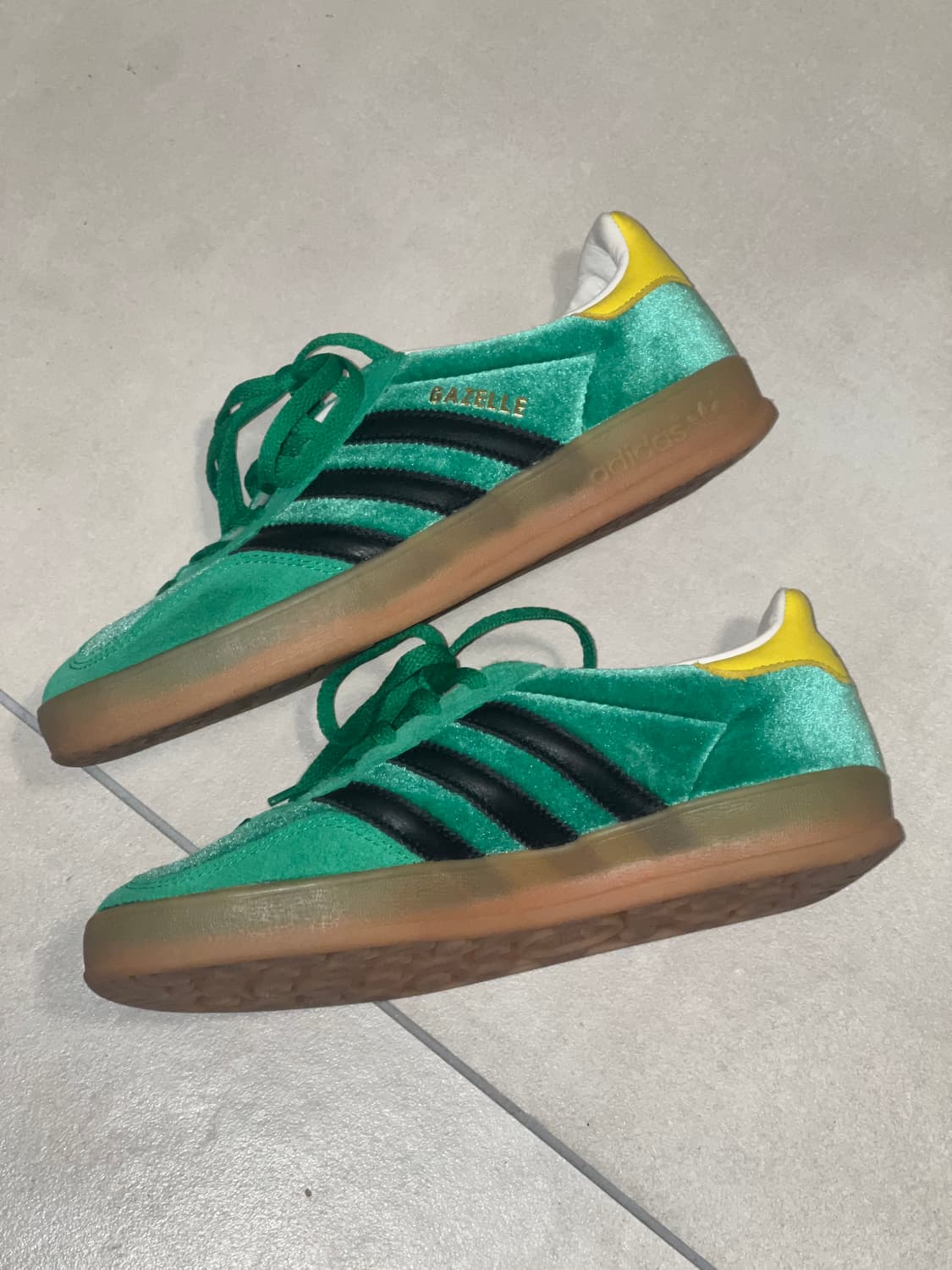 아디다스 가젤 사이즈 익스클루시브 그린옐로 스니커즈 상품이미지1
