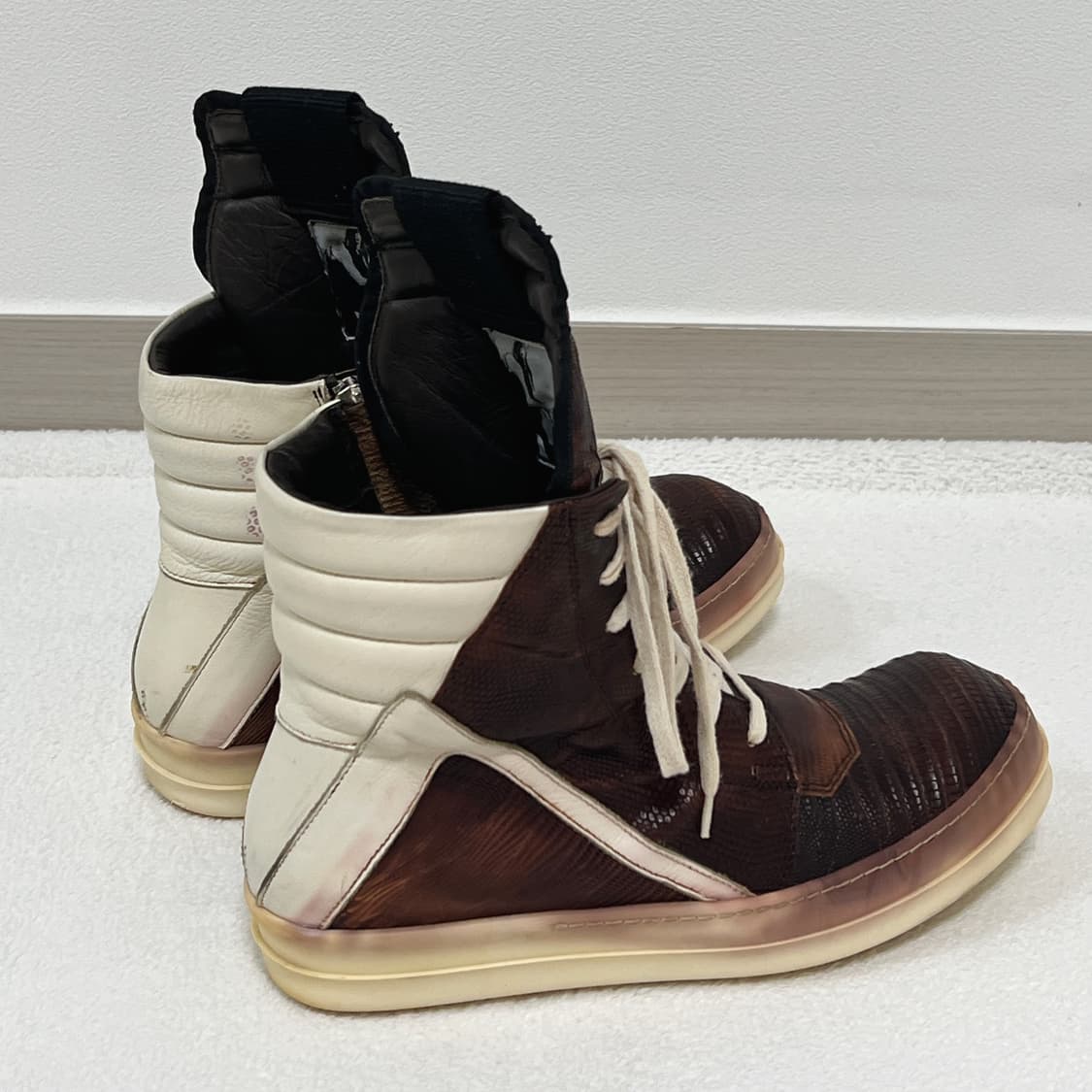 릭오웬스 14FW 지오바스켓 이구아나 블러드 밀크 상품이미지3