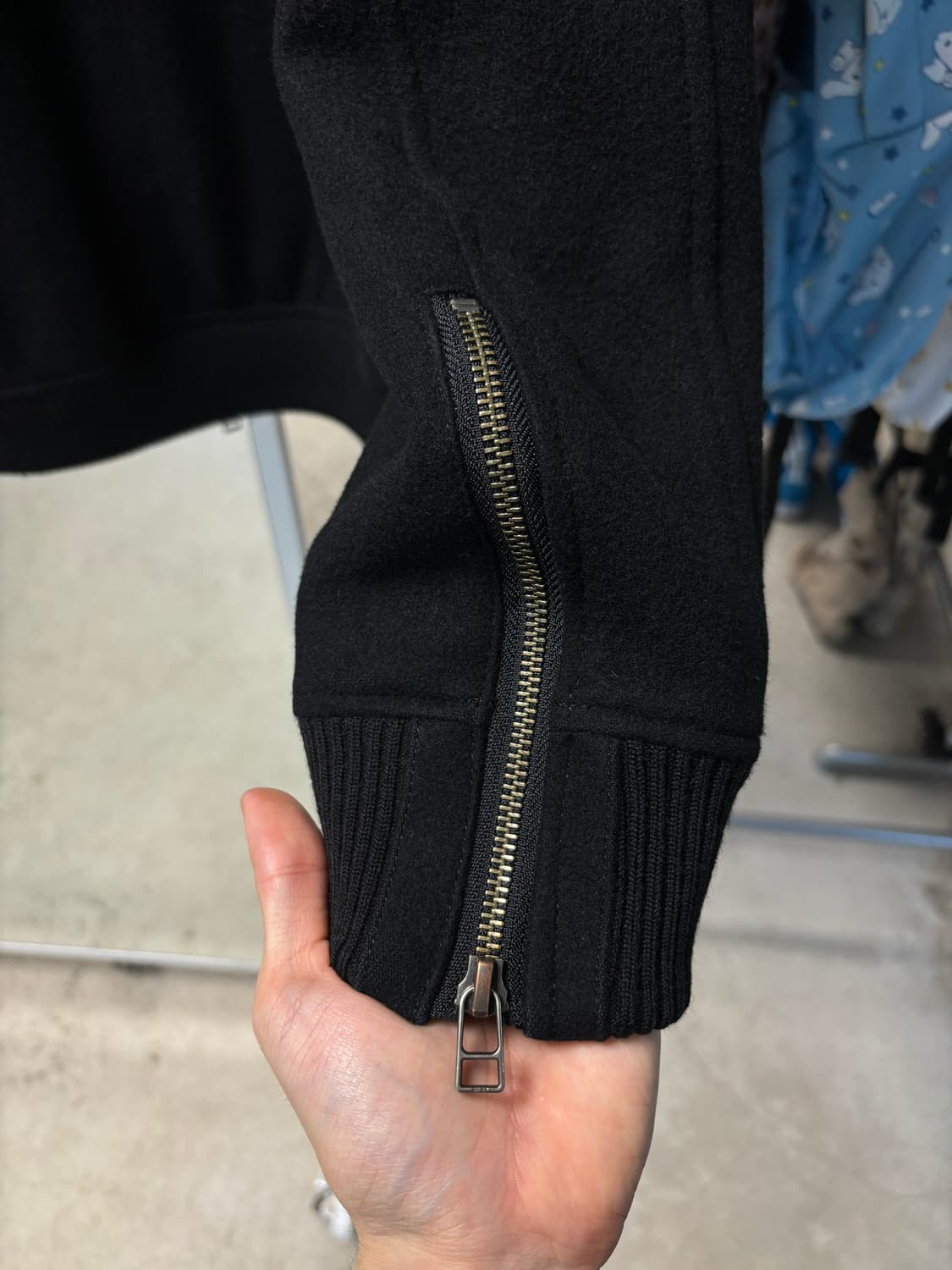 츠모리 치사토 울 후드집업 자켓 상품이미지5