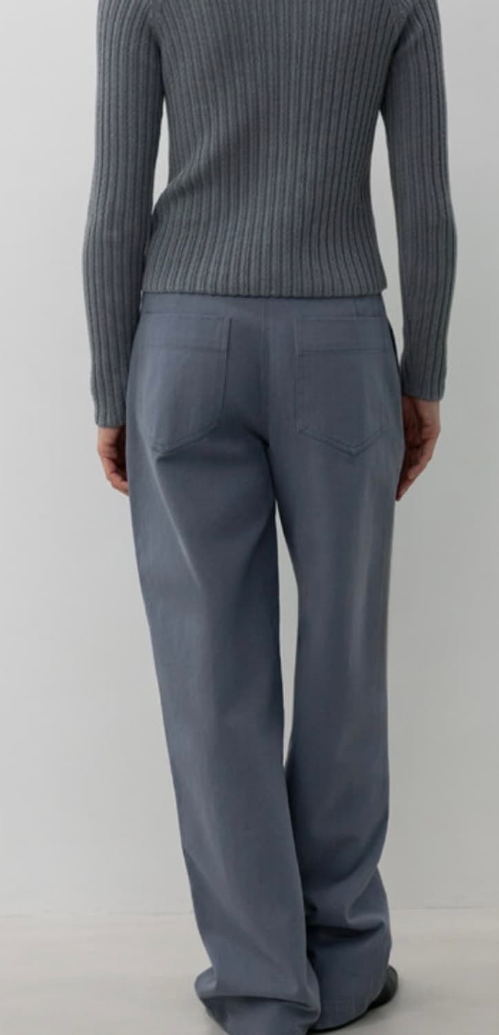 Lfm Curve Cotton Pants (Blue Gray) 새제품 상품이미지2