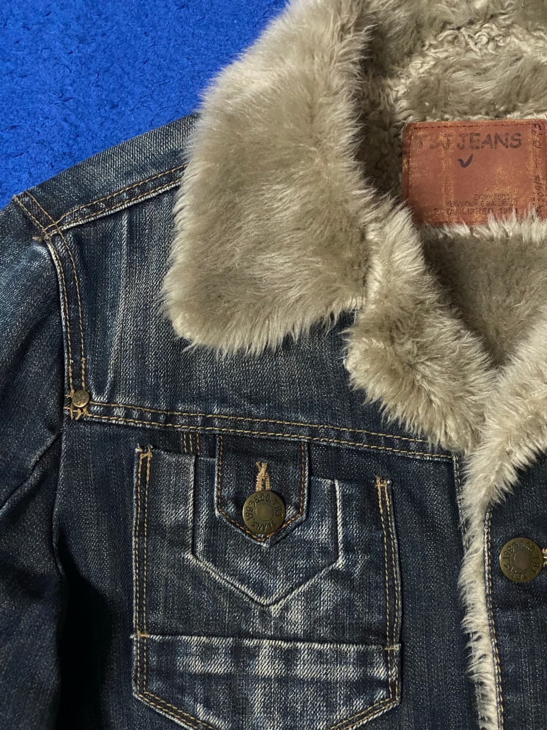 Vintage TBJ Jeans 빈티지 쉐르파 데님 자켓 95 M 상품이미지5