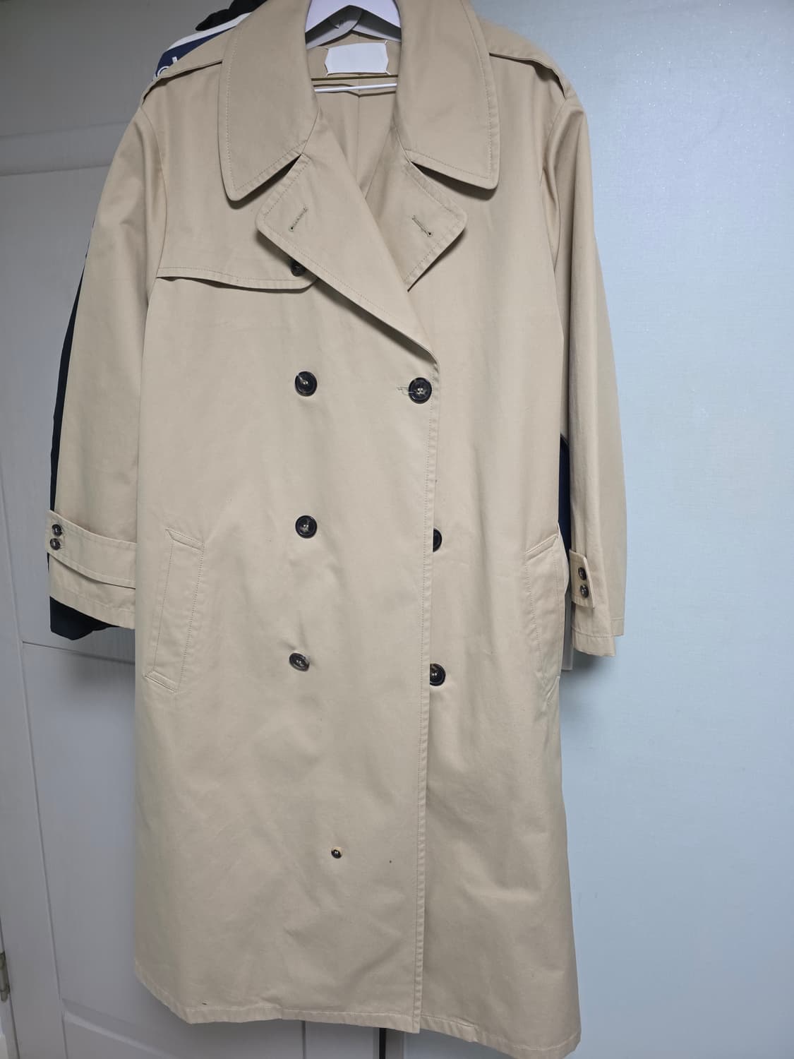 메종 마르지엘라 20ss 오버사이즈 더블 브레스티드 트렌치코트 판매합니다 상품이미지1