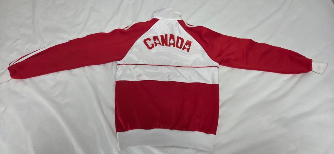 아디다스 캐나다 트랙탑 져지 레드/화이트 상품이미지2