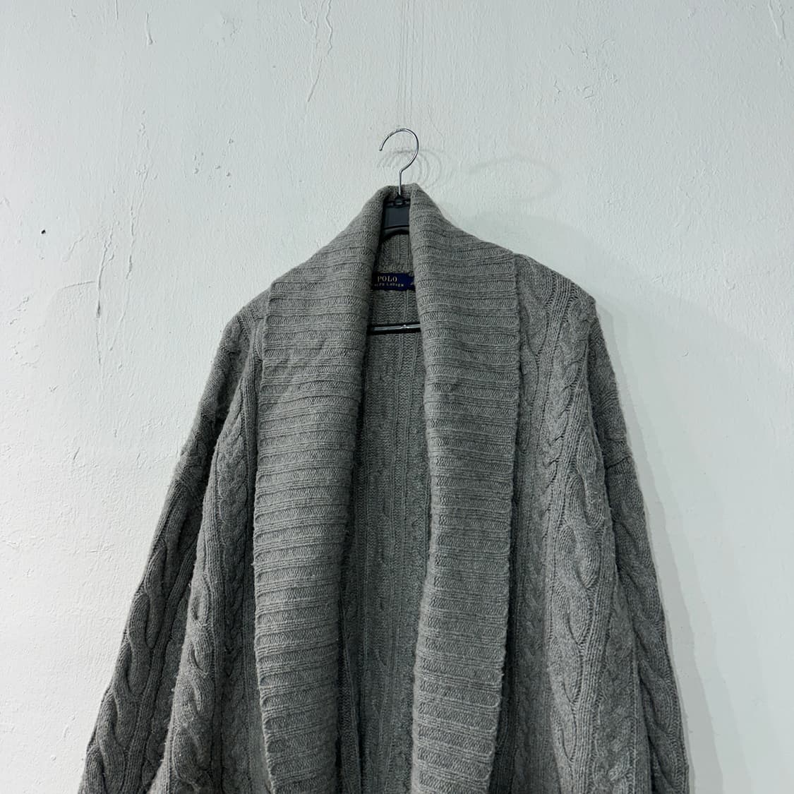 폴로랄프로렌 울캐시미어 숄카라 가디건 S 상품이미지2