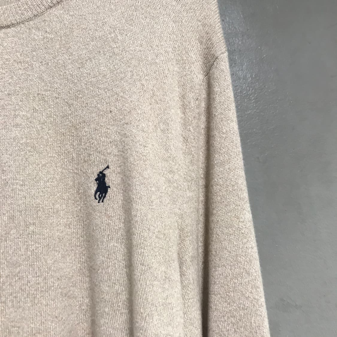 폴로 랄프로렌 베이지 니트 L 상품이미지4
