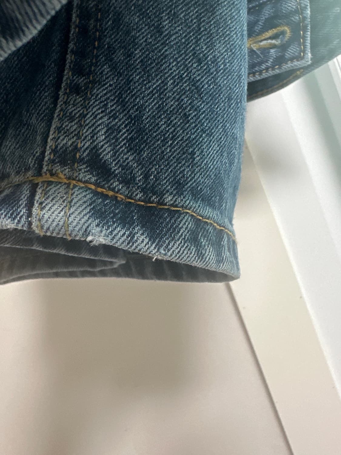 해칭룸 와이드커브진 3사이즈 팝니다. 상품이미지5