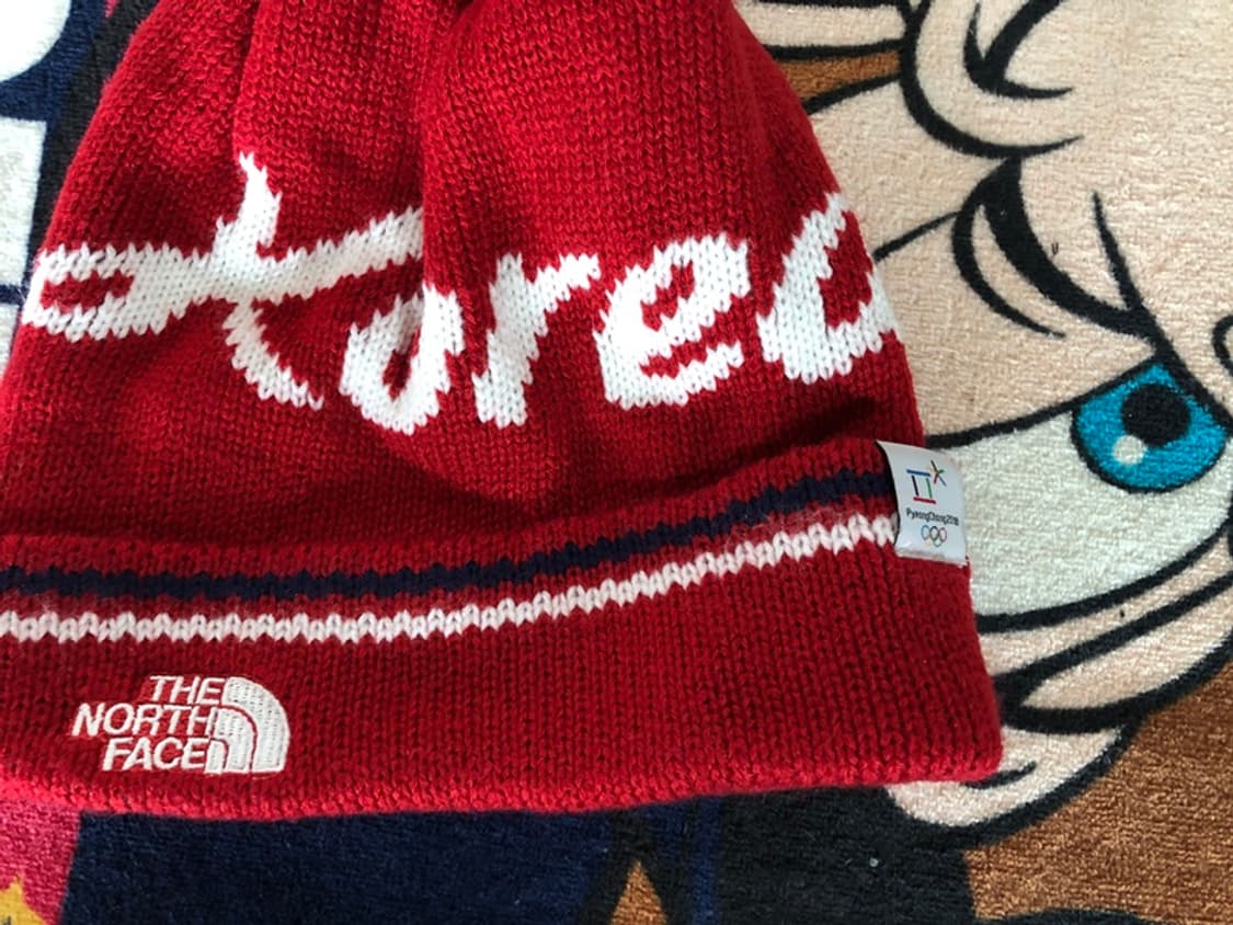 (2) 노스페이스 팀코리아 방울비니/국대비니(레드) 2018평창 상품이미지4