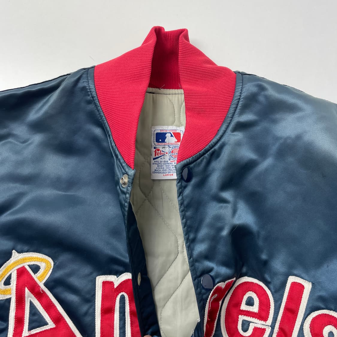 [중고] 80s 스타터 마제스틱 엔젤스 스타디움 자켓 L 상품이미지4