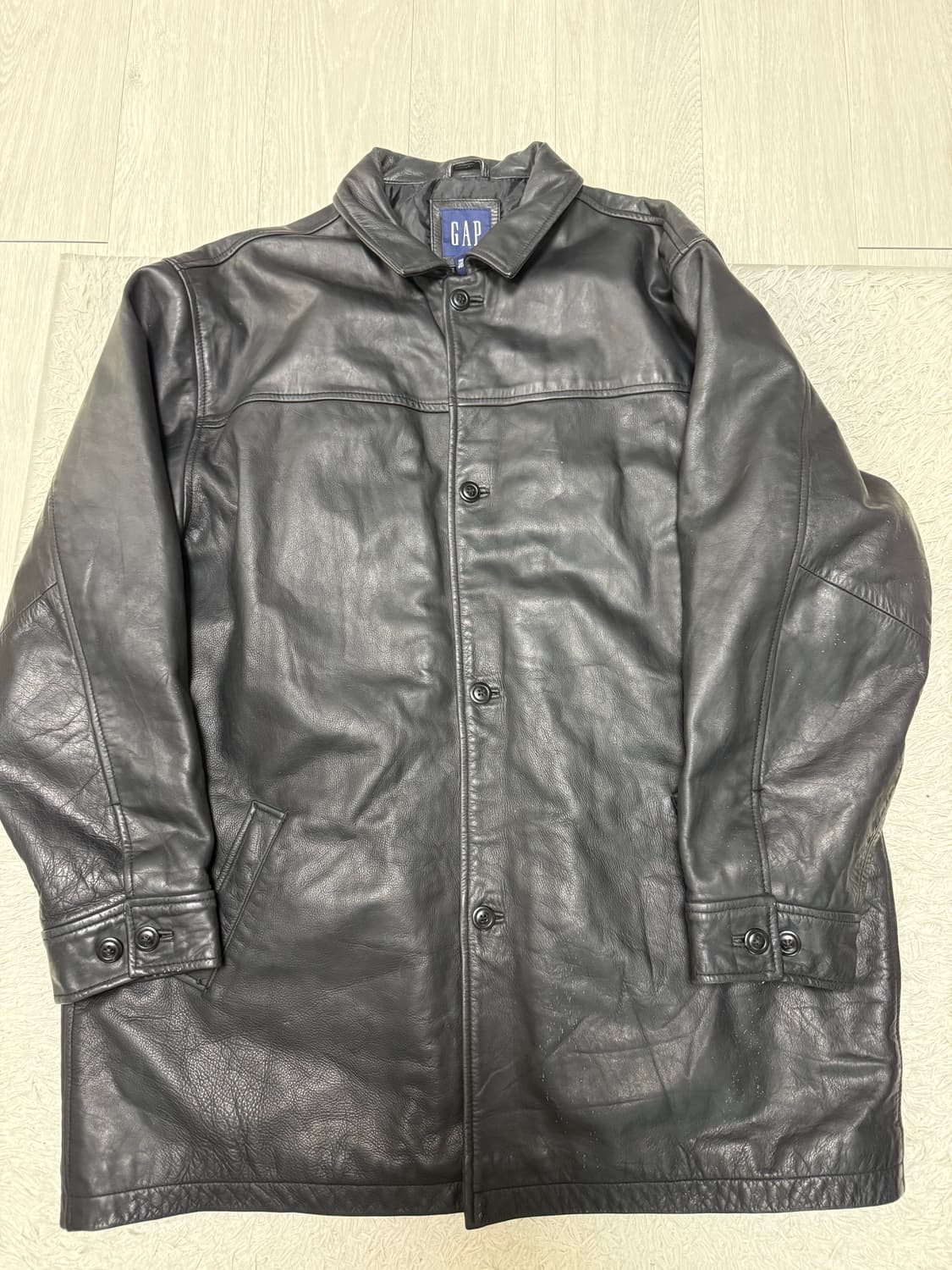 (XXL)gap 올드갭 레더 카코트 코트 상품이미지1