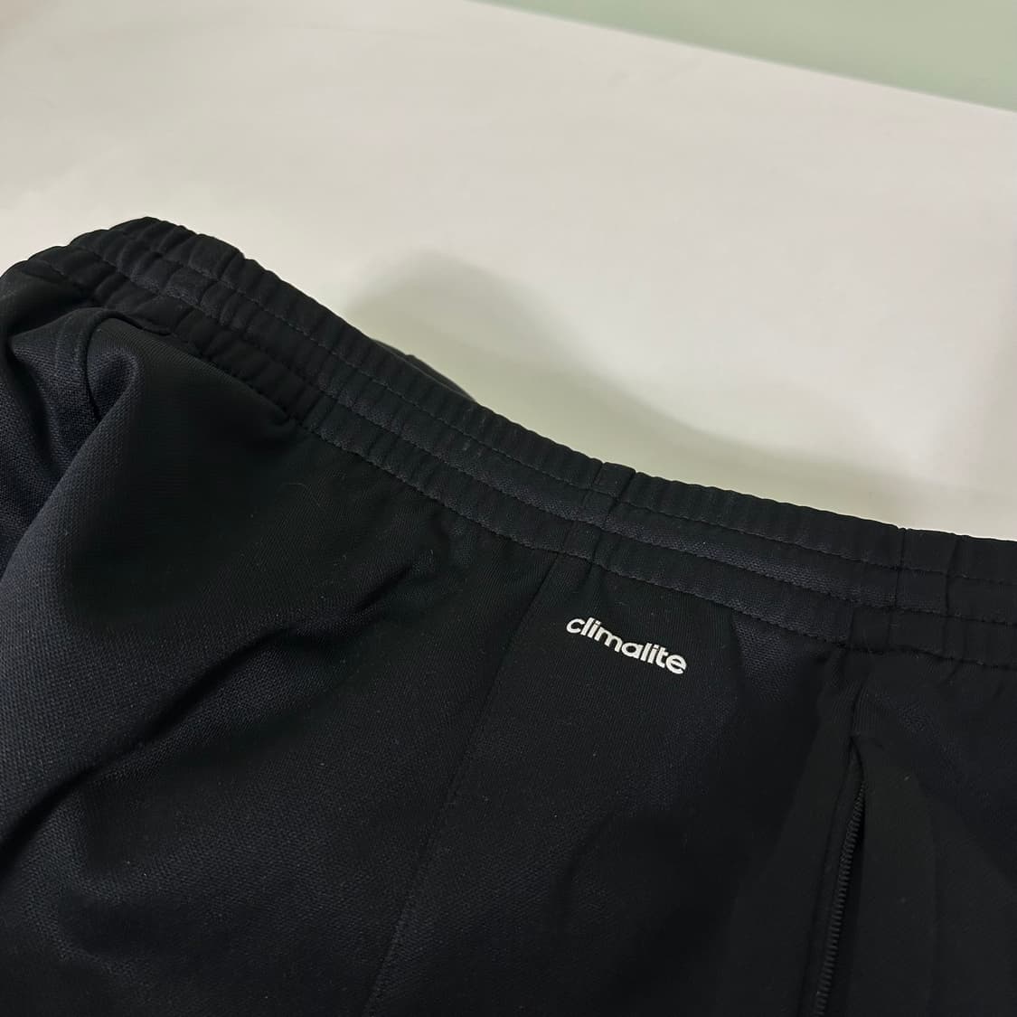 95 M 아디다스풋볼 블랙 머슬핏 CLIMALITE 트레이닝 축구팬츠 상품이미지7