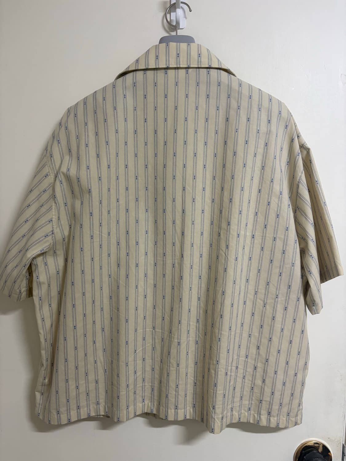 [1] 논노드 베케이션 셔츠 옐로우 스트라이프 상품이미지2