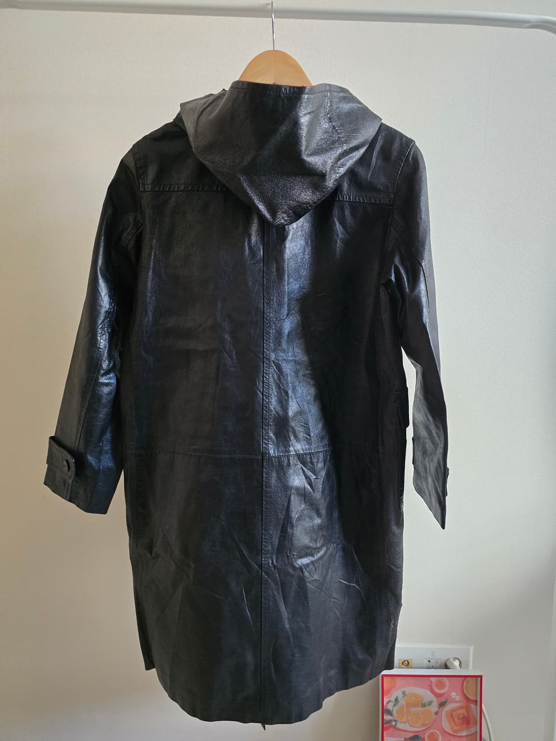 Pigskin Toggle Hood Long Coat 상품이미지7