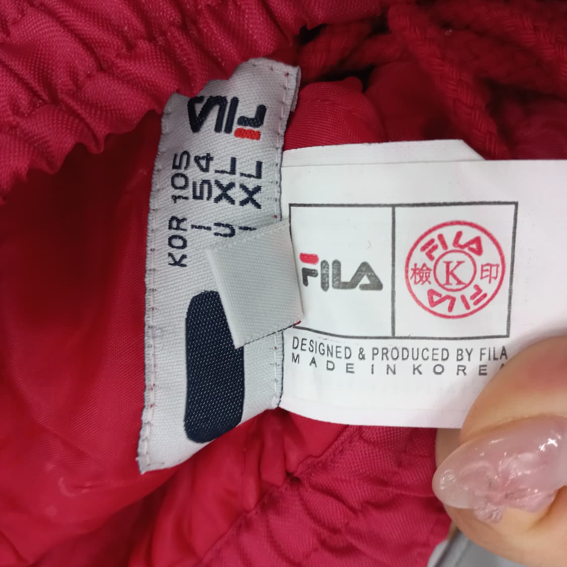 휠라 골프 바람막이 상하의 세트 (공용105) 상품이미지10