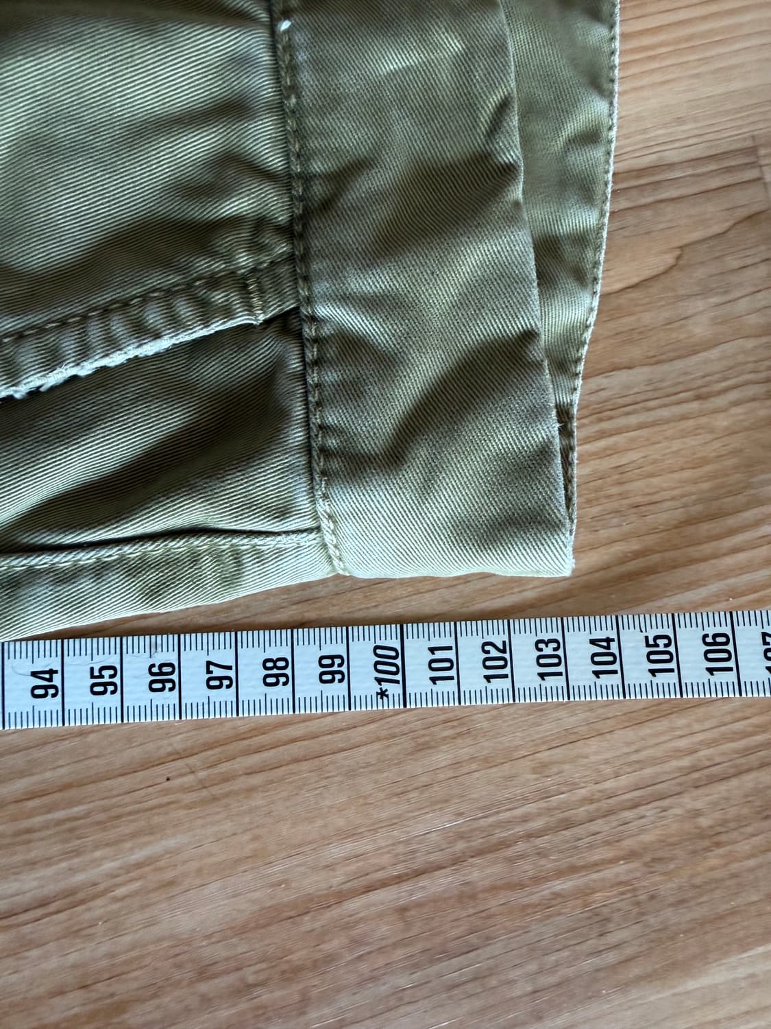 모드피터스 카키색 가먼트 바지 32사이즈 인터메조 수입 상품이미지5