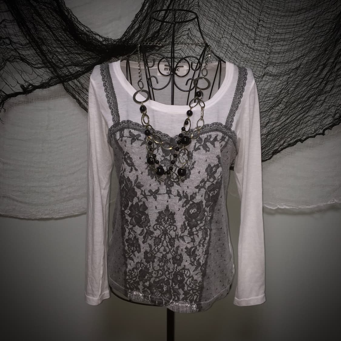 mystic corset lace detail T 상품이미지1