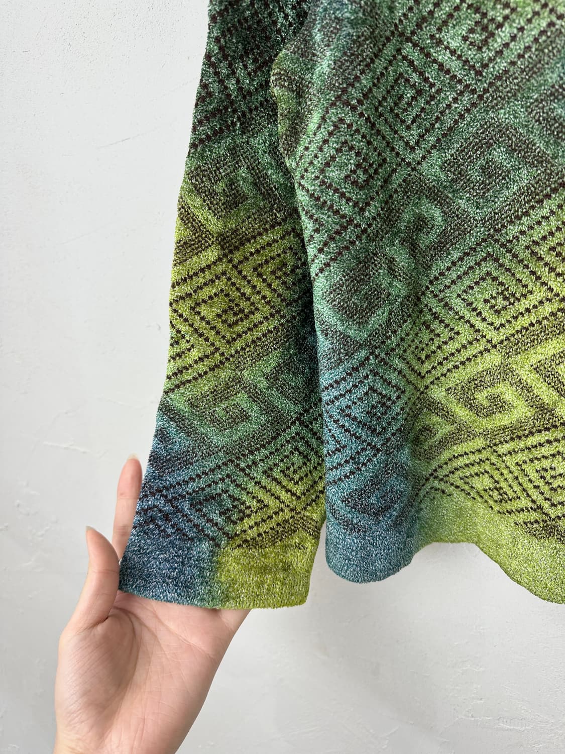 DUSOL 패턴 니트 셔츠 (MADE IN JAPAN) 상품이미지3