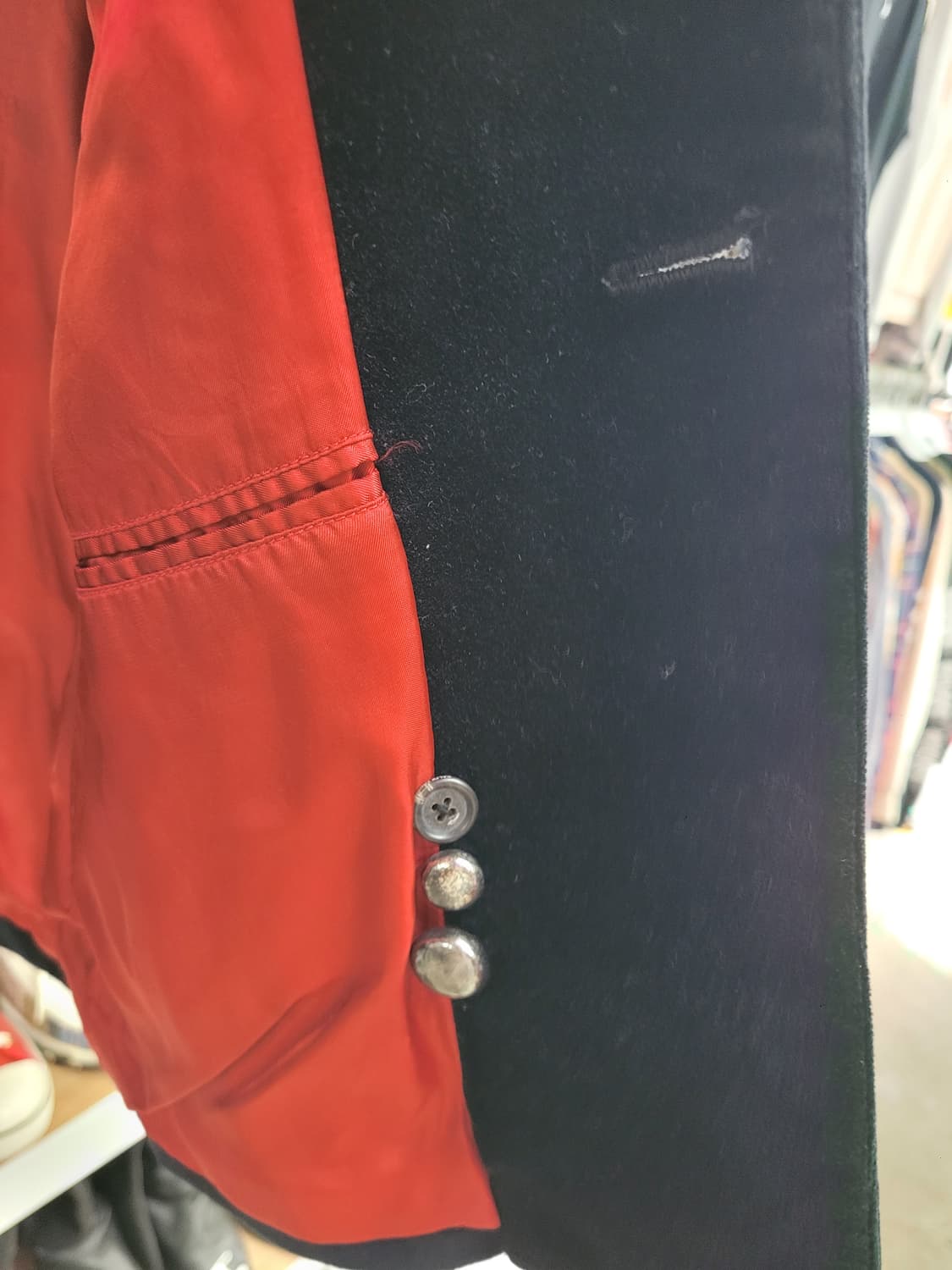 Polo 폴로 랄프로렌 블랙 벨벳 자켓 XL 상품이미지6