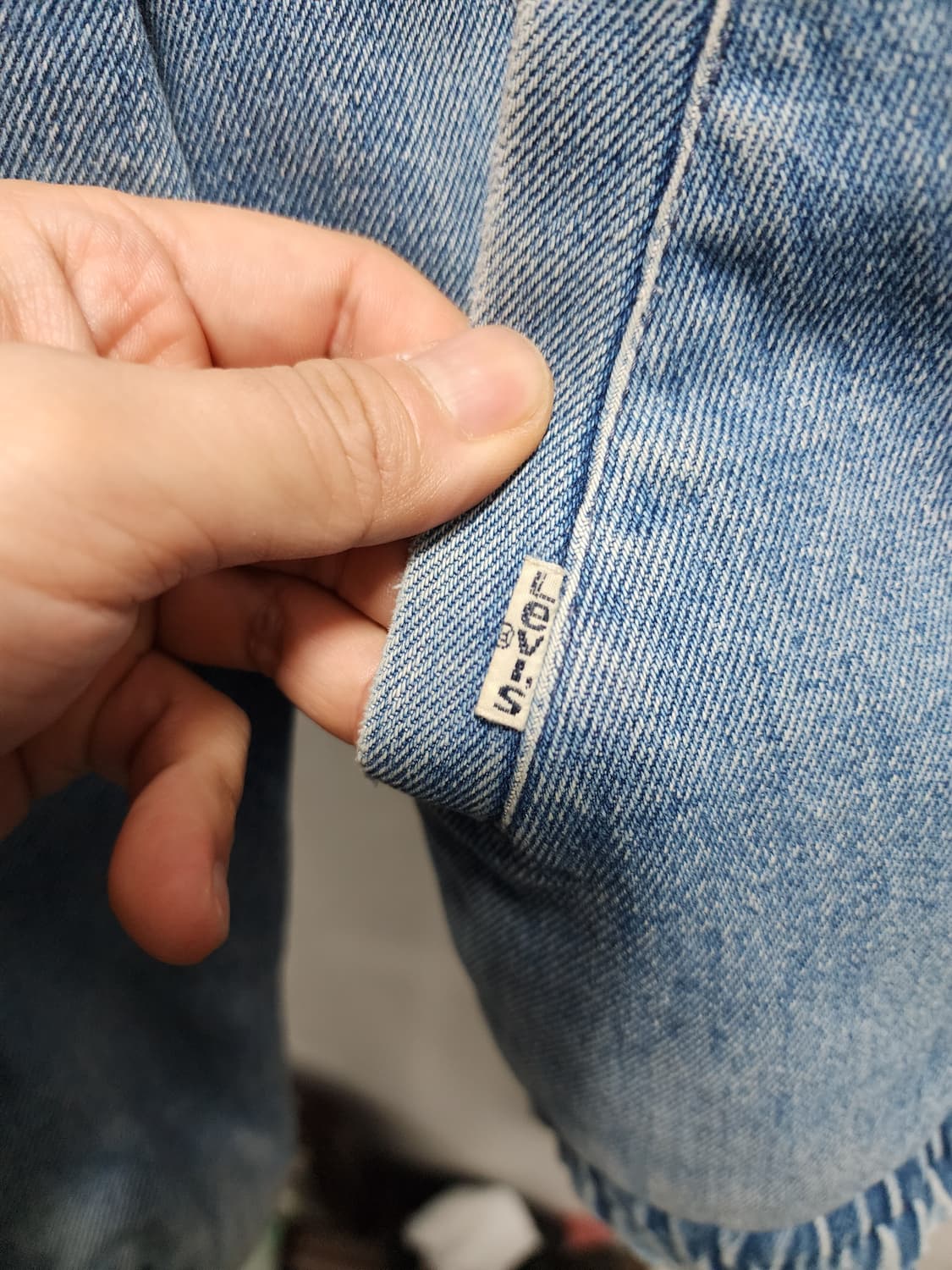 80's 리바이스 화이트탭 한주통산 쉐르파 데님 자켓 상품이미지7