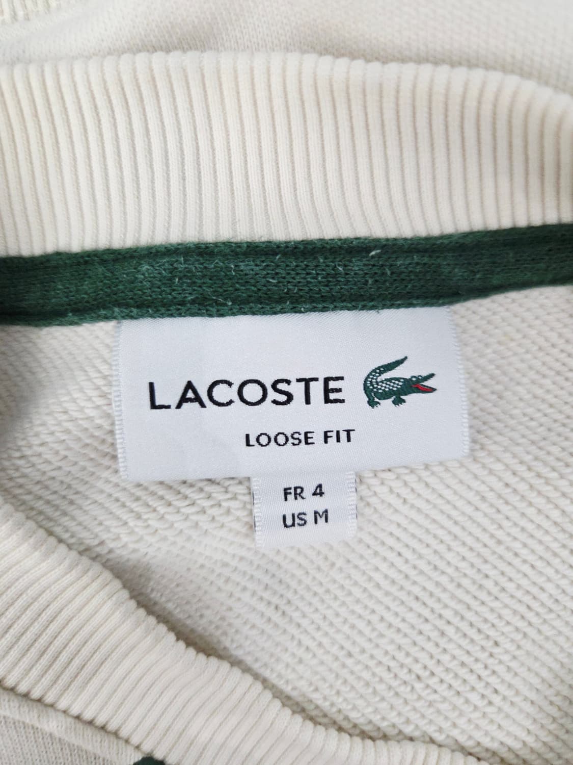 라코스테 빅 로고 루즈핏 맨투맨 상품이미지9