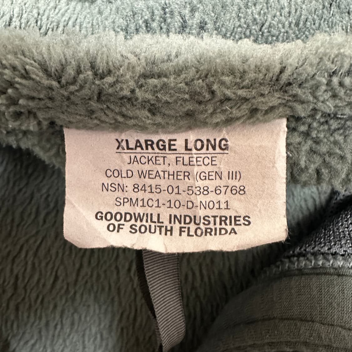 미군 지급 USGI 폴라텍 플리스 GEN3 레벨3 XL 상품이미지3