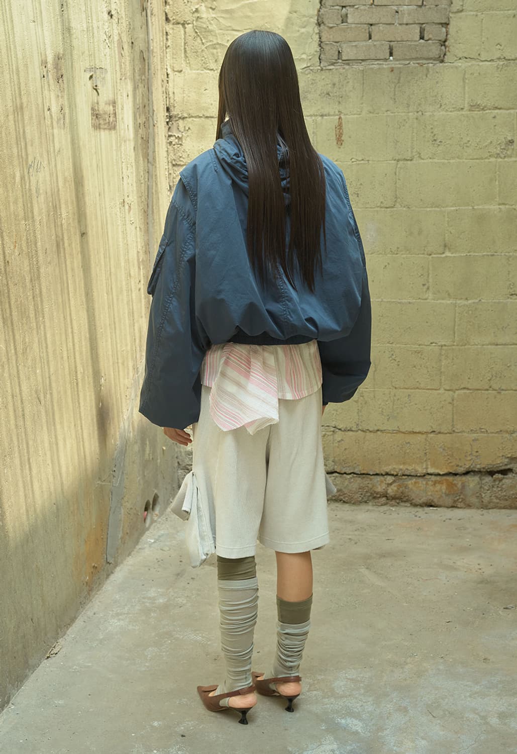 오픈와이와이 봄버 네이비 s 상품이미지3