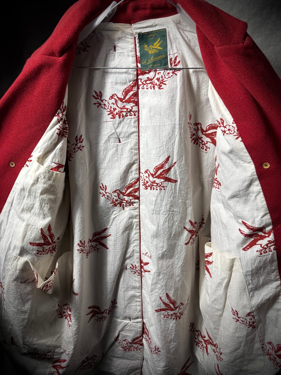 Aleksandr Manamis Bird Embroidered Coat 상품이미지10