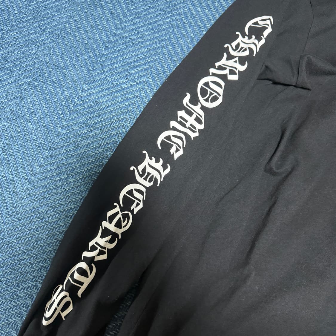 [XL]크롬하츠 스크롤라벨 롱슬리브 블랙 상품이미지5