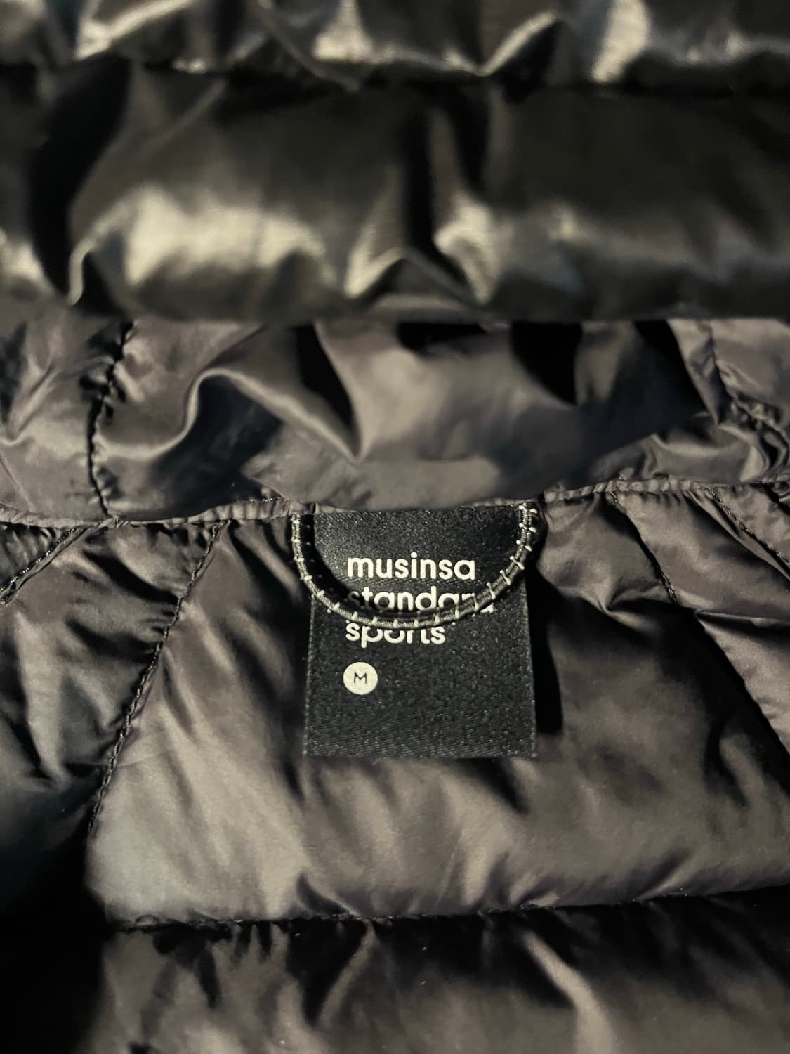 무신사 스탠다드 아이언 라이트 다운 자켓 블랙 상품이미지5